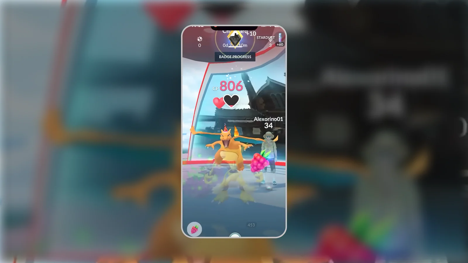Pokemon Go in-game scene