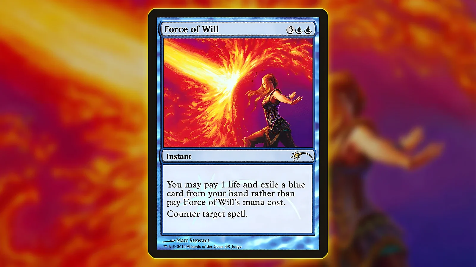 Blue Card in MTG - Force of Will