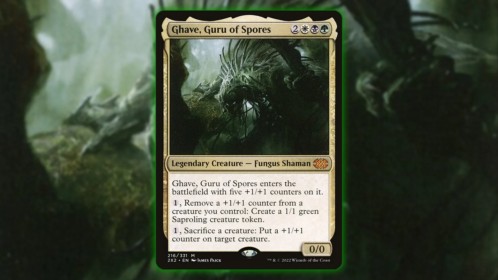 Token Commander MTG Card: Ghave, Guru of Spores