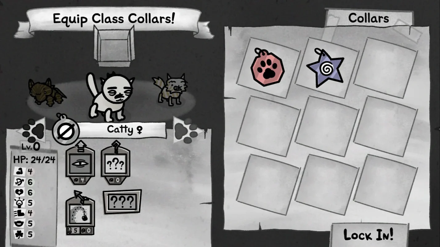 game settings to choose collars