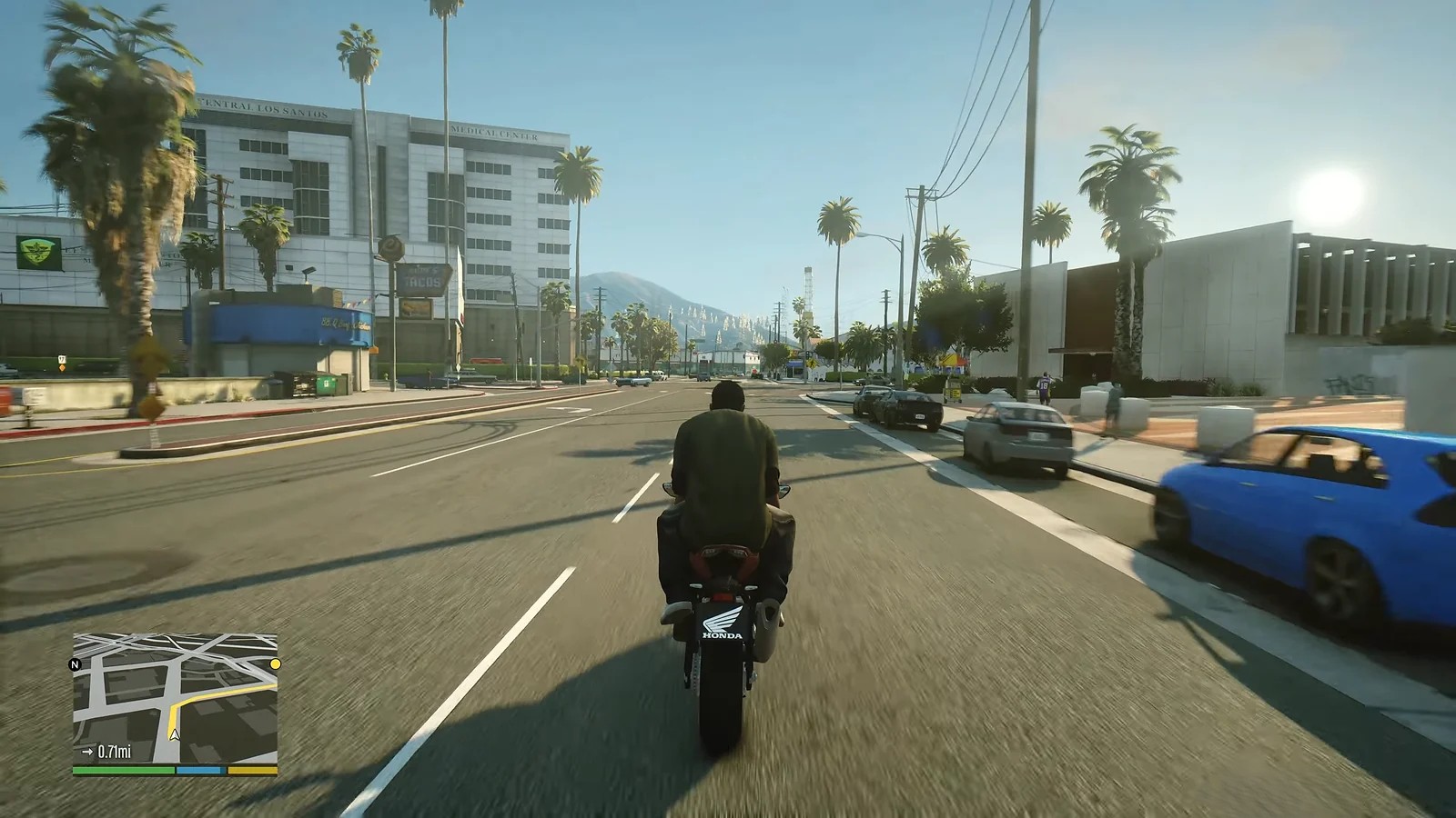 gta5 - driving motorcycle