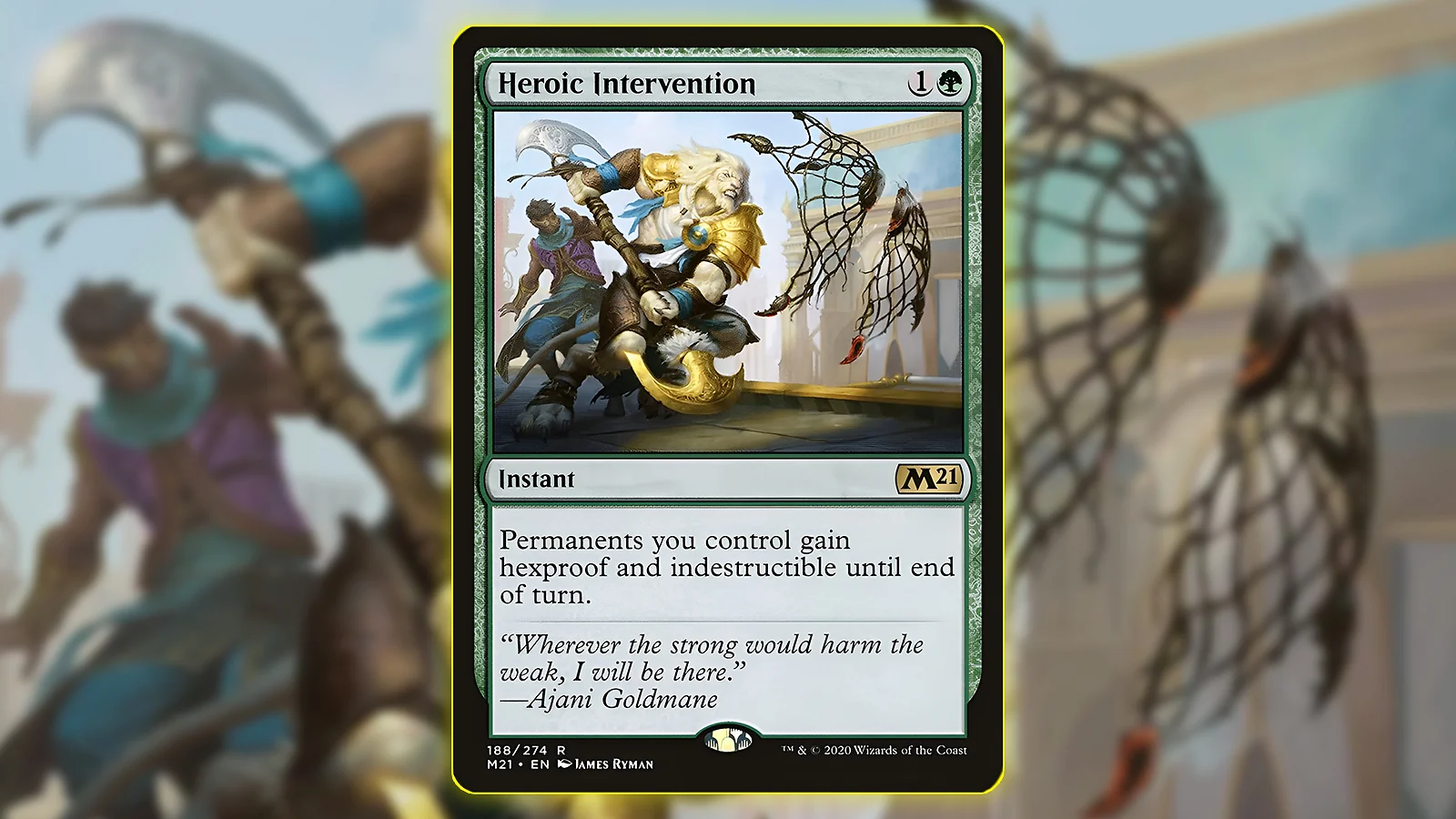 Magic: The Gathering card - Heroic Intervention