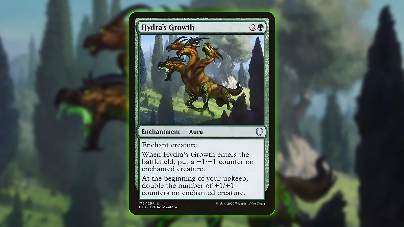 MTG Aura card - Hydra’s Growth