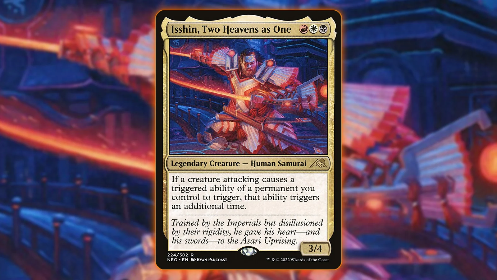 Token Commander MTG Card: Isshin, Two Heavens as One