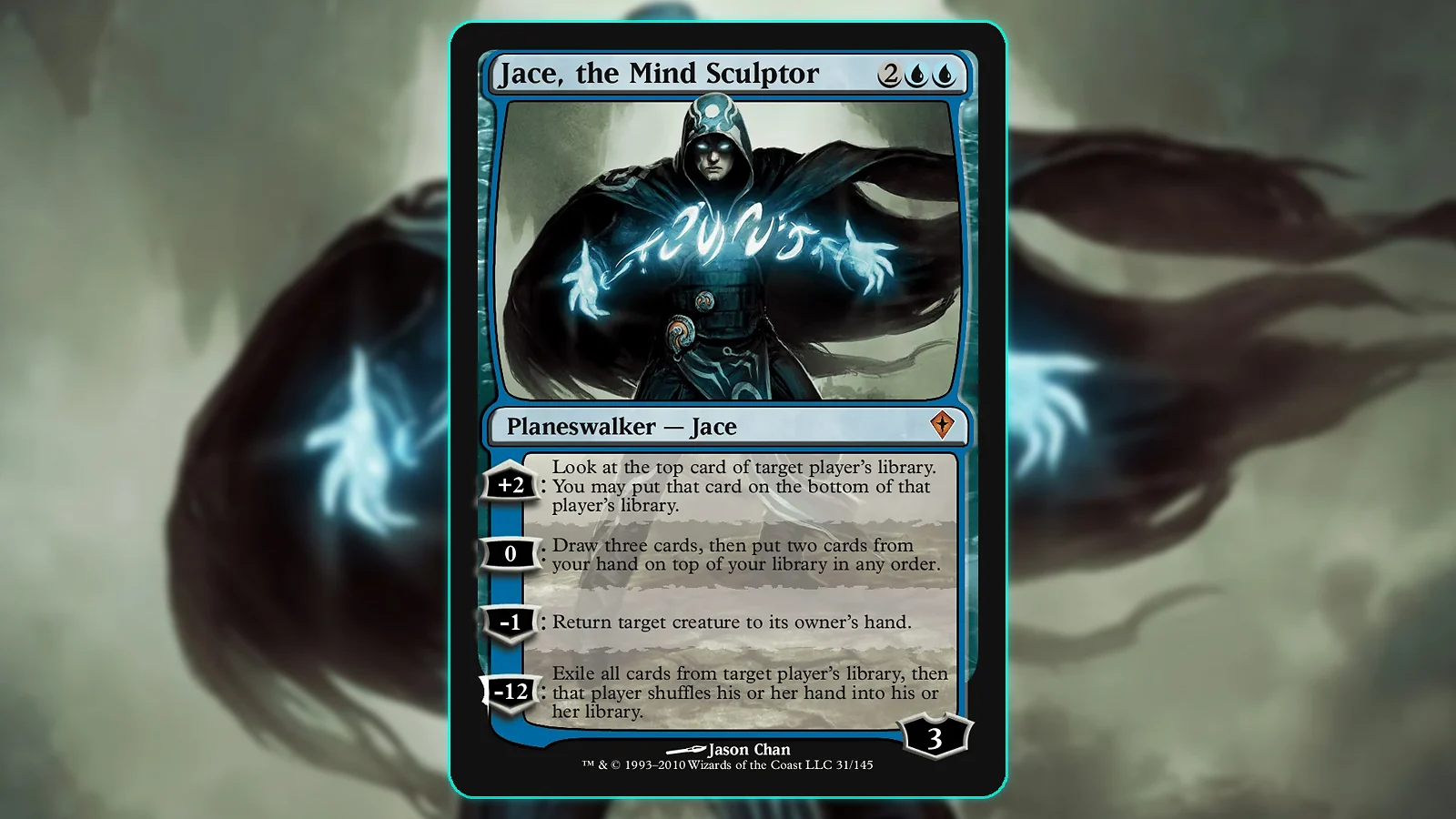 Mythic rare MTG card - Jace, the Mind Sculptor