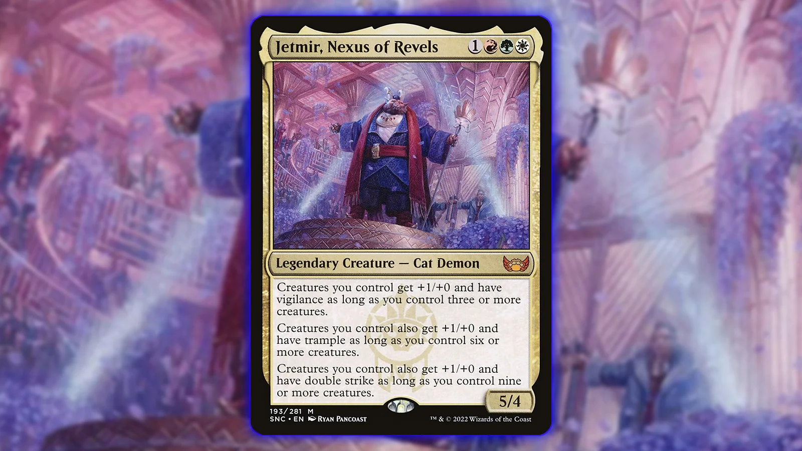Token Commander MTG Card: Jetmir, Nexus of Revels