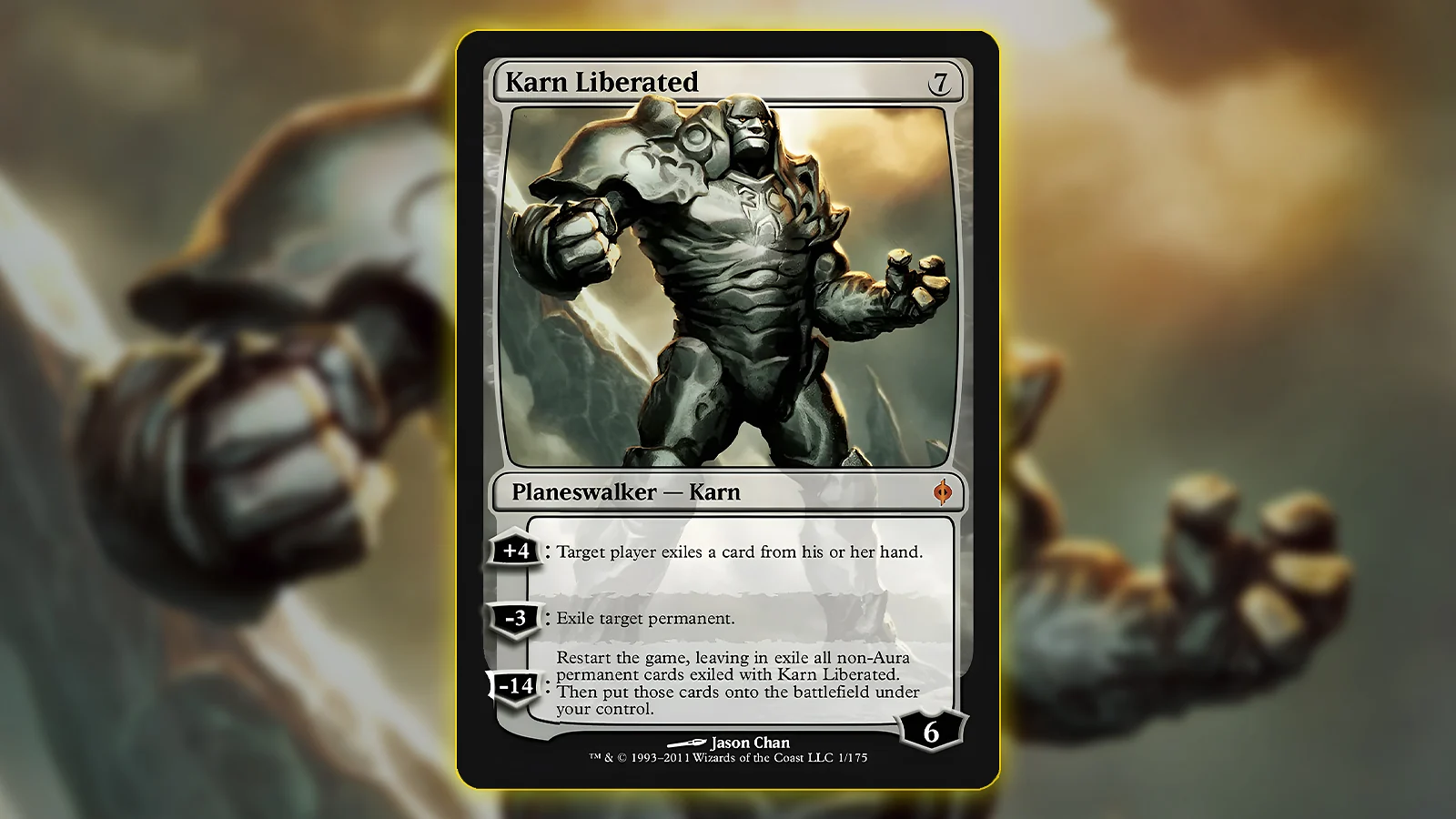 Magic: The Gathering colorless card - Karn Liberated