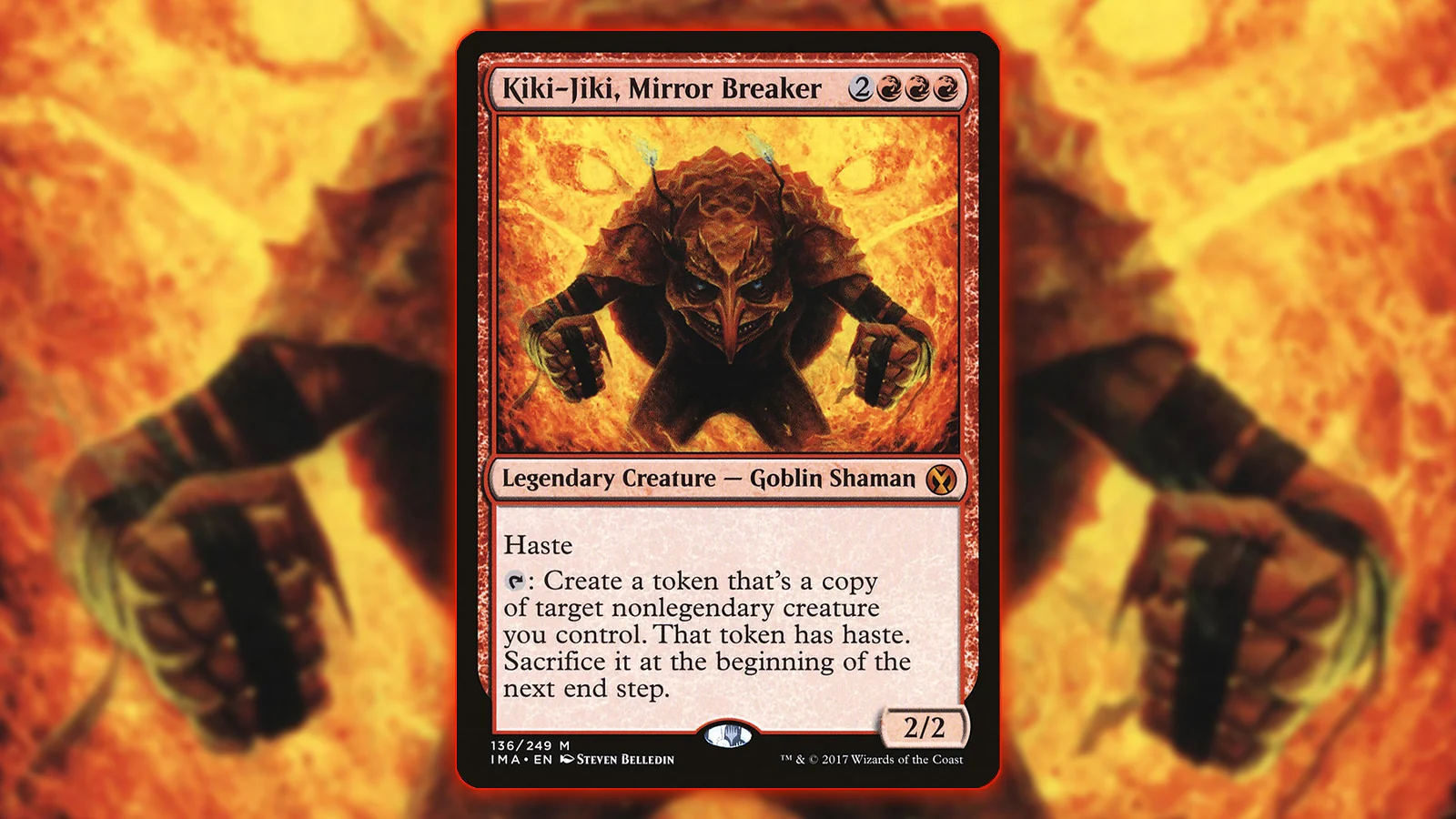 Red MTG Card: Kiki-Jiki, Mirror Breaker