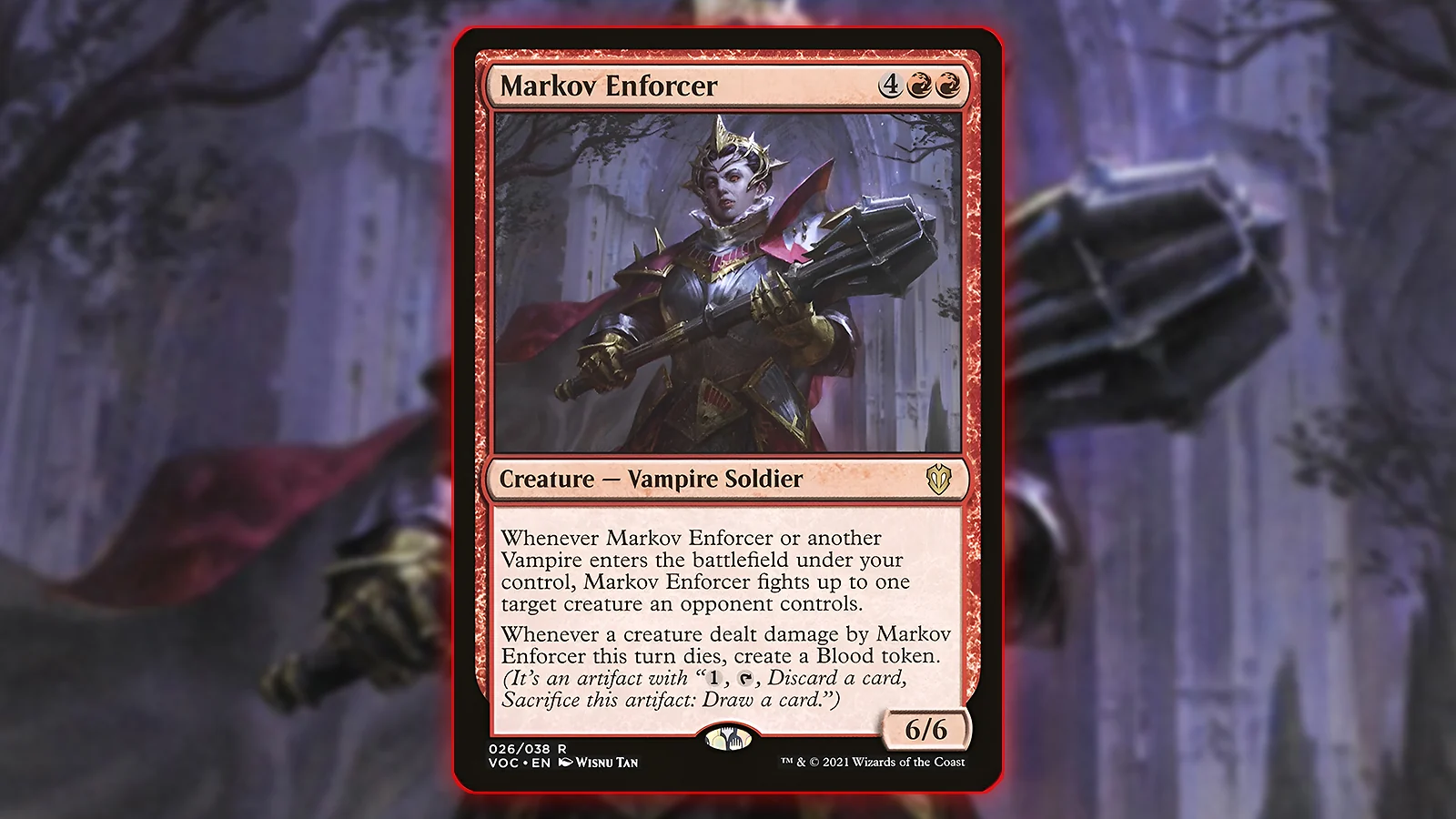 Vampire Commander MTG Card: Markov Enforcer
