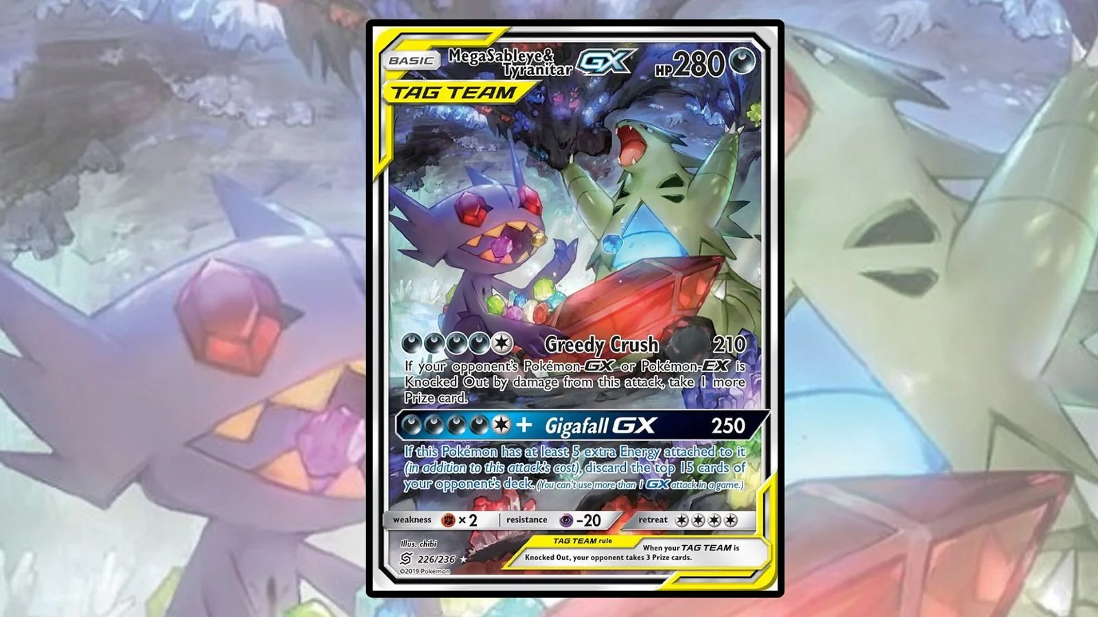 Mega Sableye & Tyranitar GX
