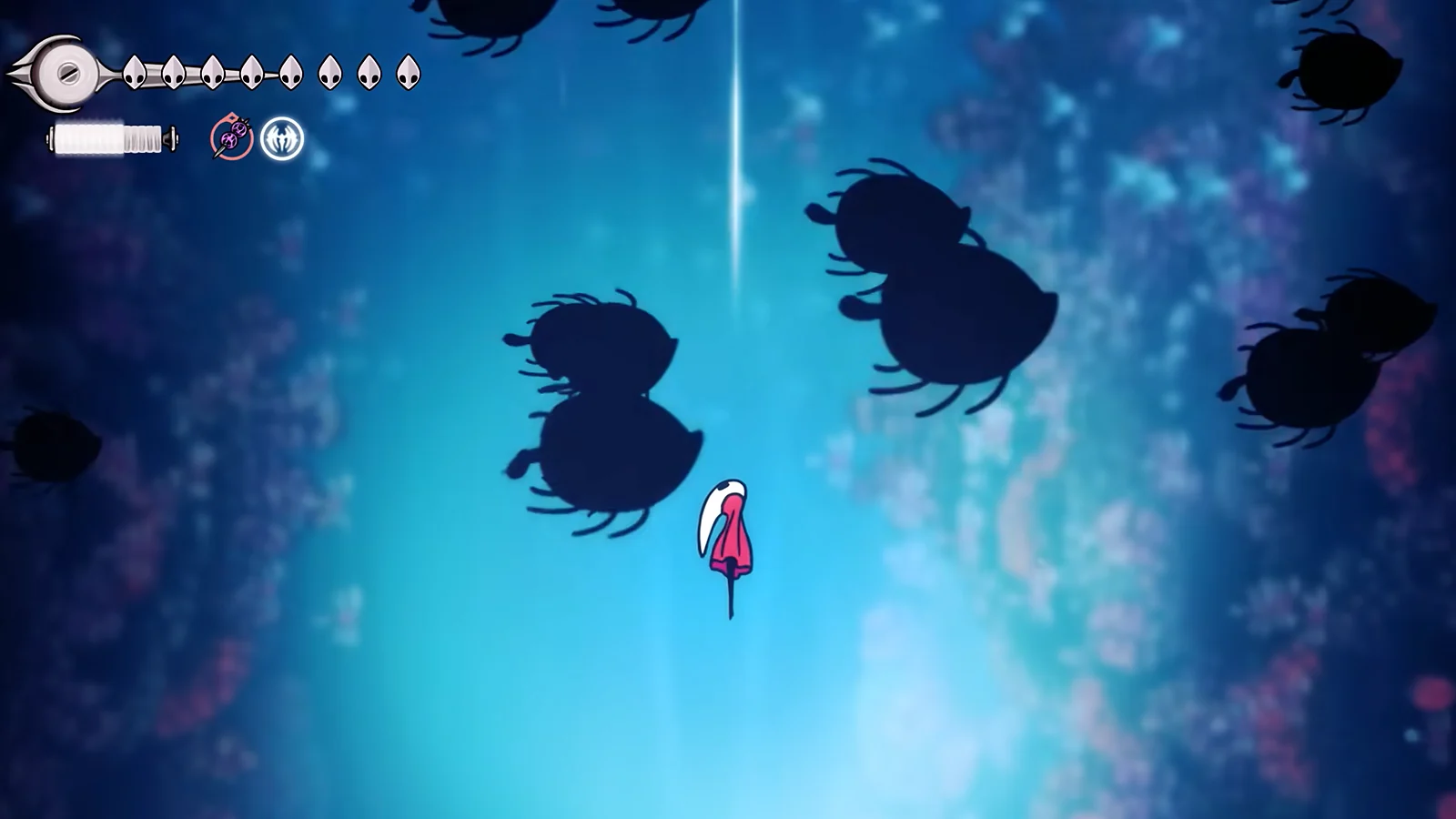 Captura de pantalla del juego Hollow Knight