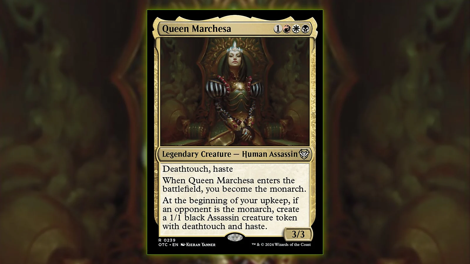 Token Commander MTG Card: Queen Marchesa