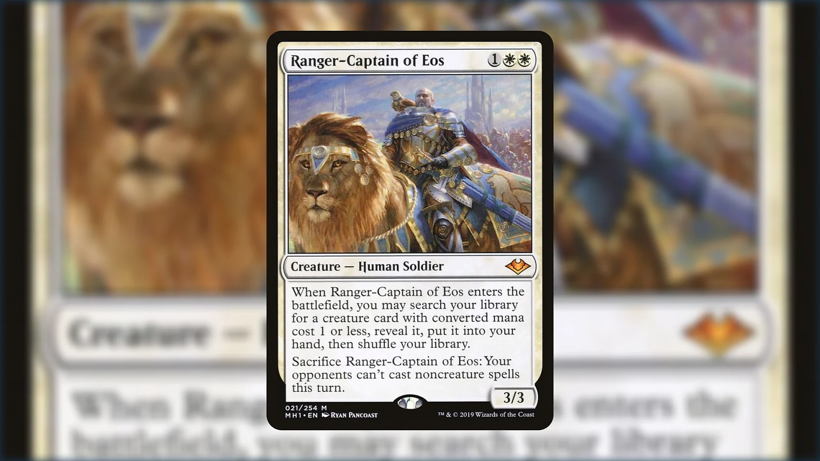 Ranger-Captain of Eos - Best White Tutor for Combo Protection