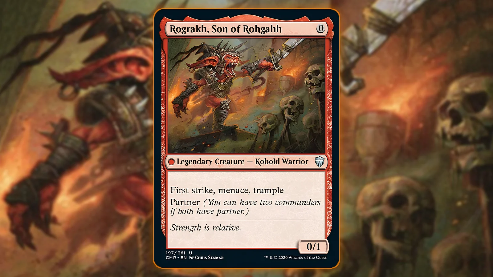 Partner Commander MTG Card: Rograkh, Son of Rohgahh