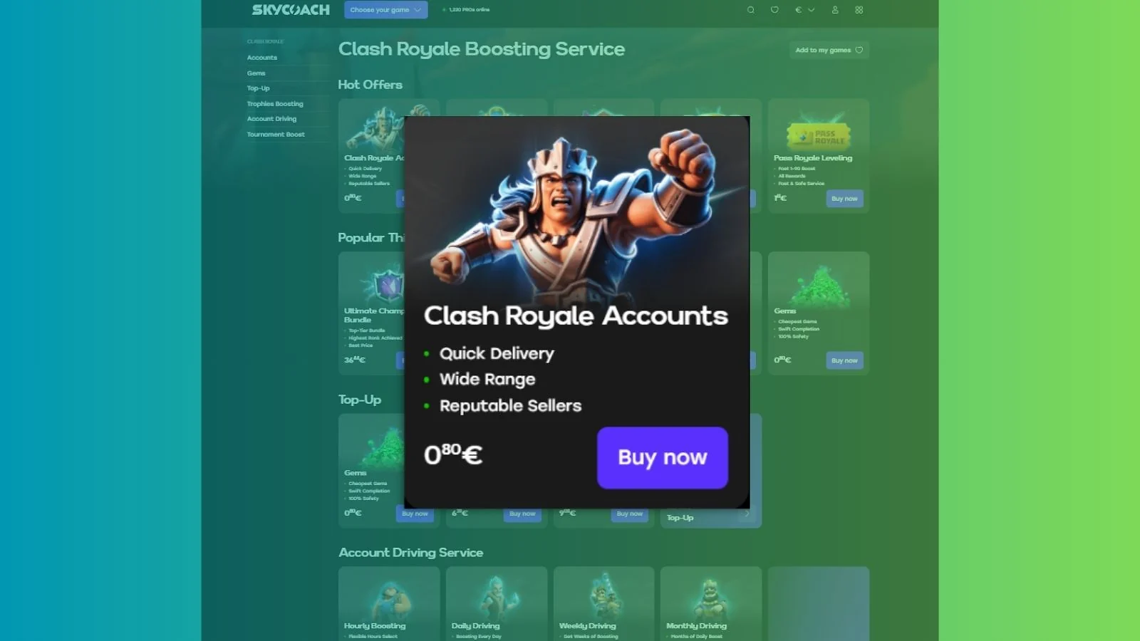 eldorado - Venta de cuentas de Clash Royale