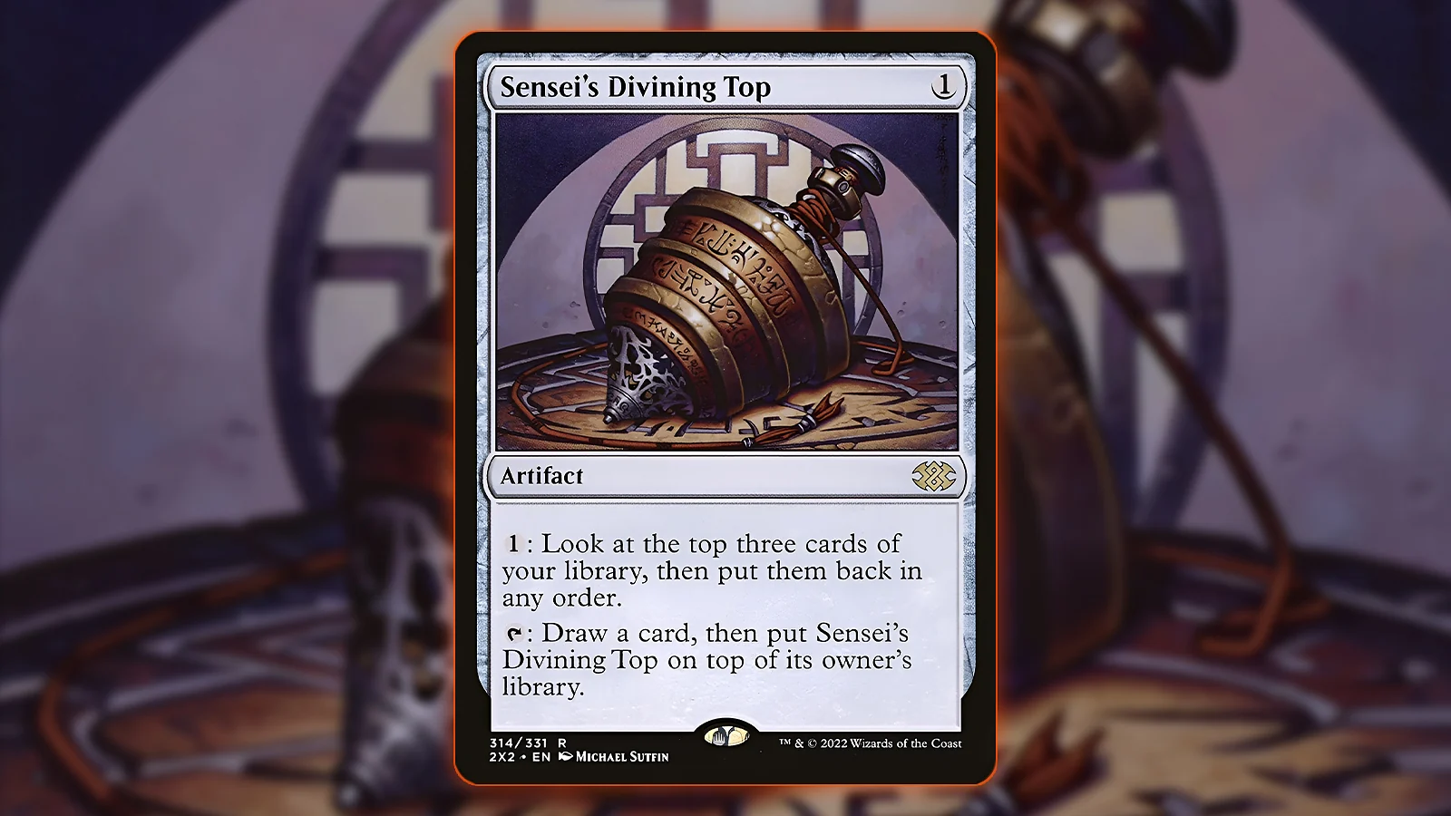 Magic: The Gathering colorless card - Sensei’s Divining Top