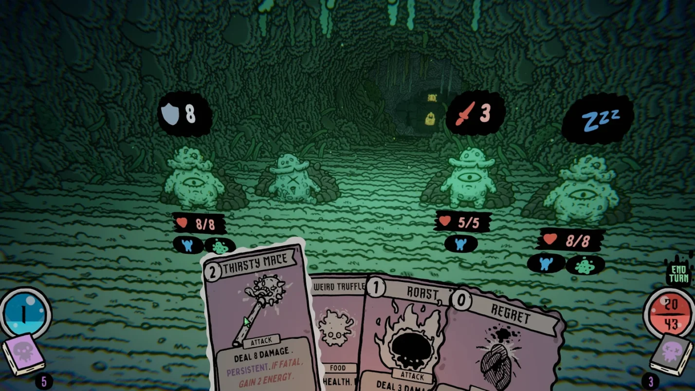 Shroom and Gloom - Best Indie Roguelike Deckbuilder Like Mewgenics