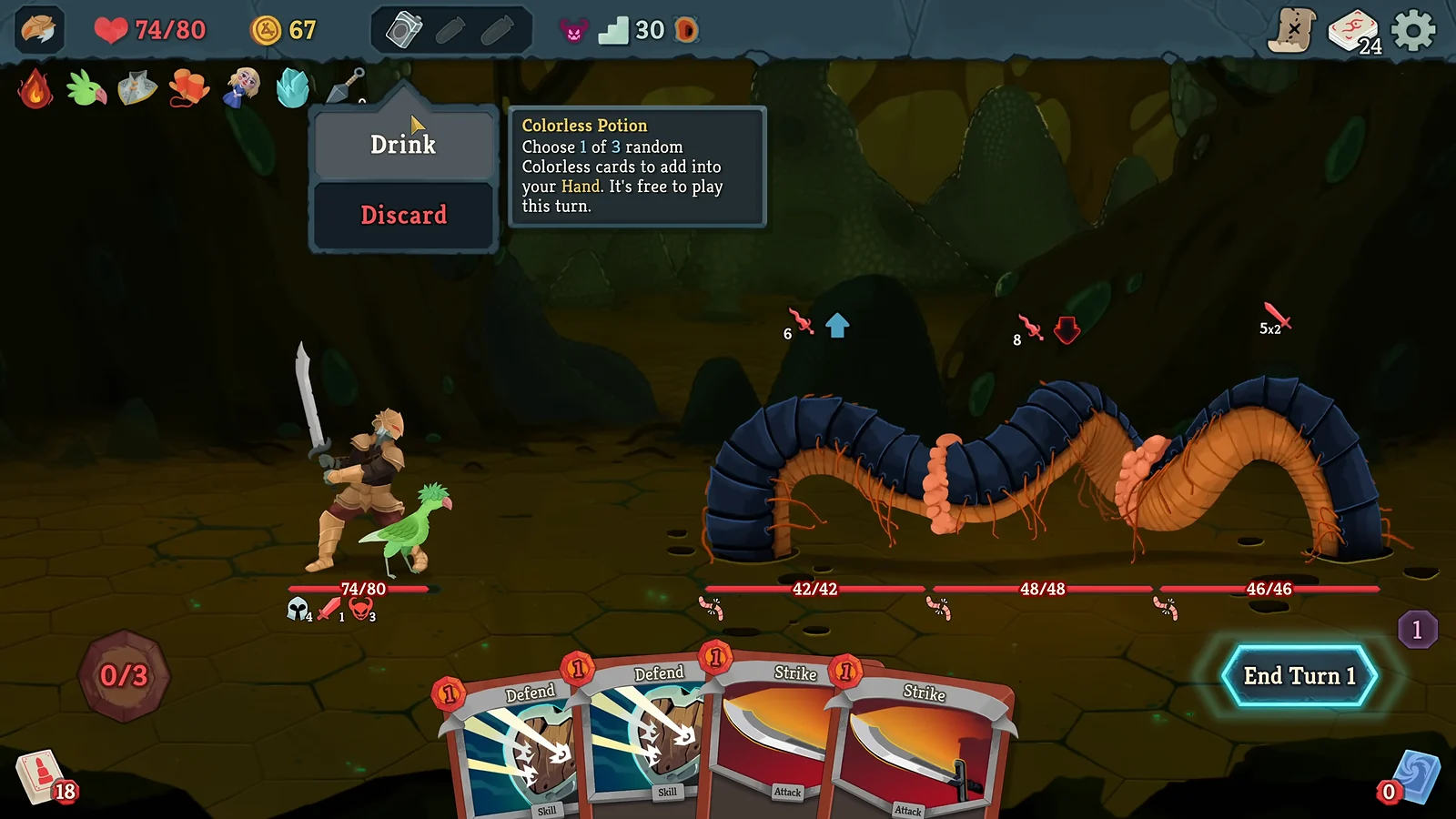 slay the spire 2 gameplay view