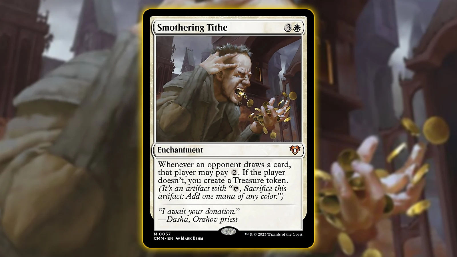 Enchantment Card in MTG - Smothering Tithe