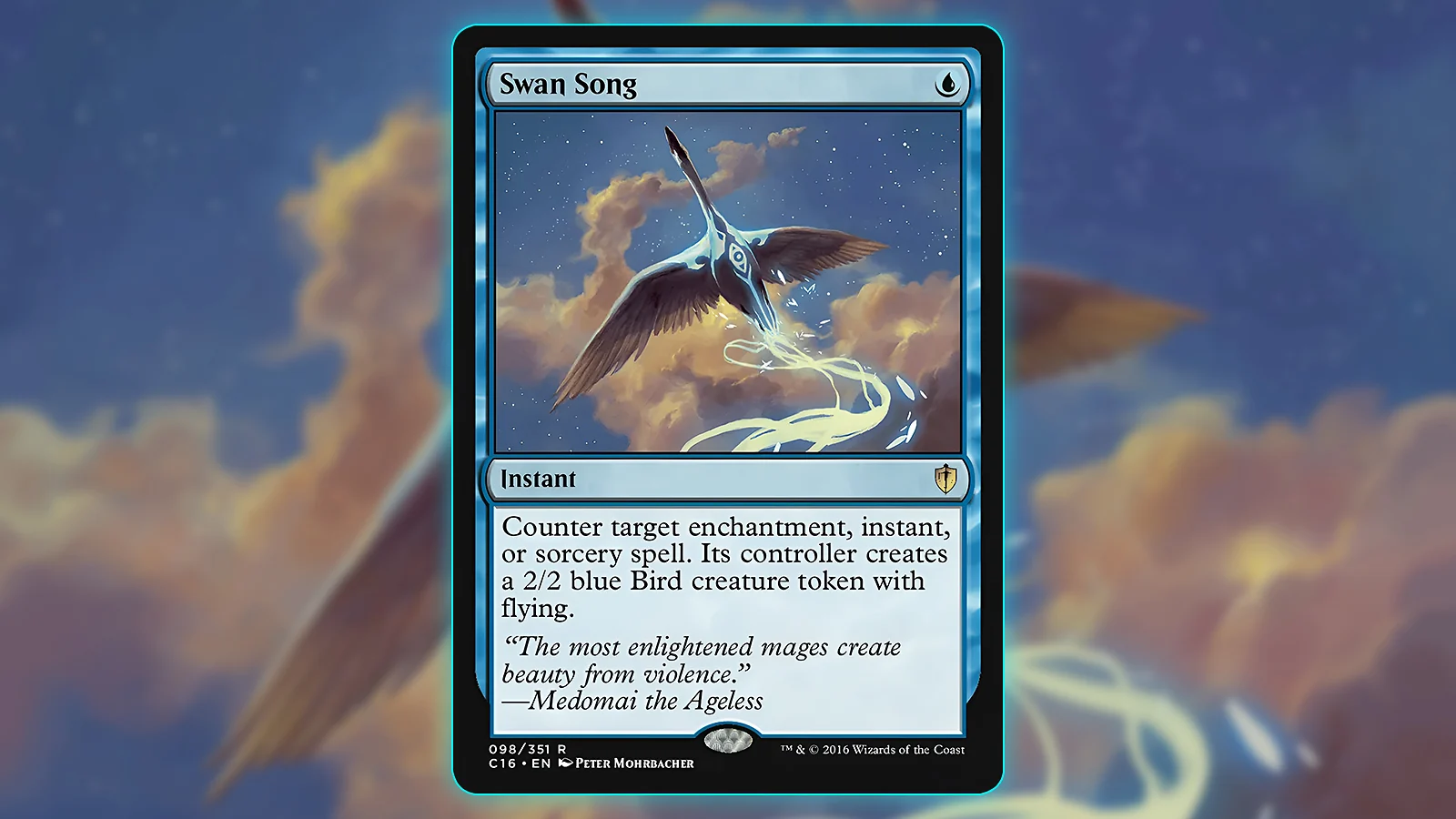 Magic: The Gathering card - Swan Song