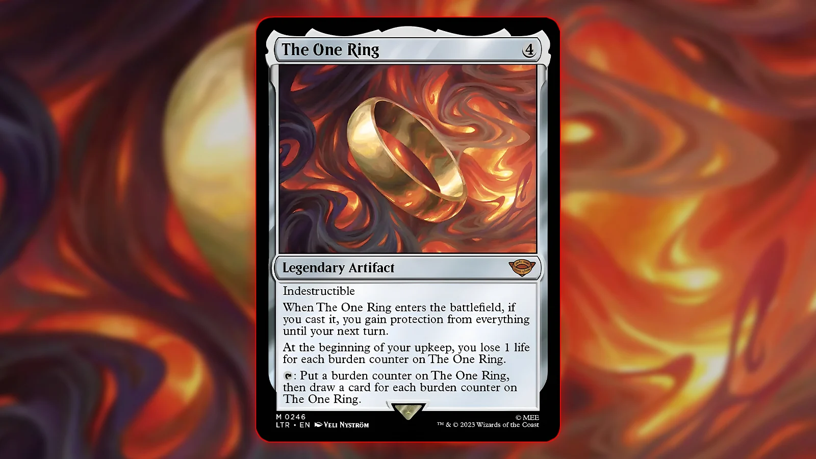 Magic: The Gathering colorless card - The One Ring