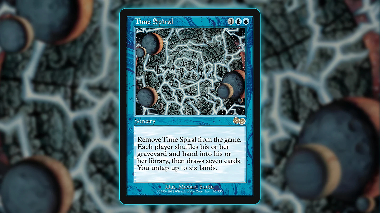 Blue Card in MTG - Time Spiral