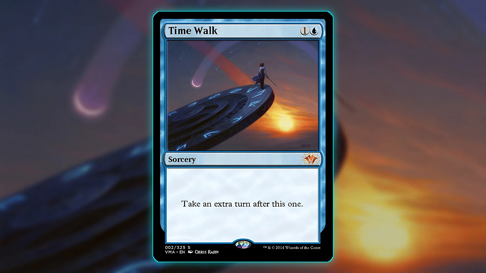 Blue Card in MTG - Time Walk