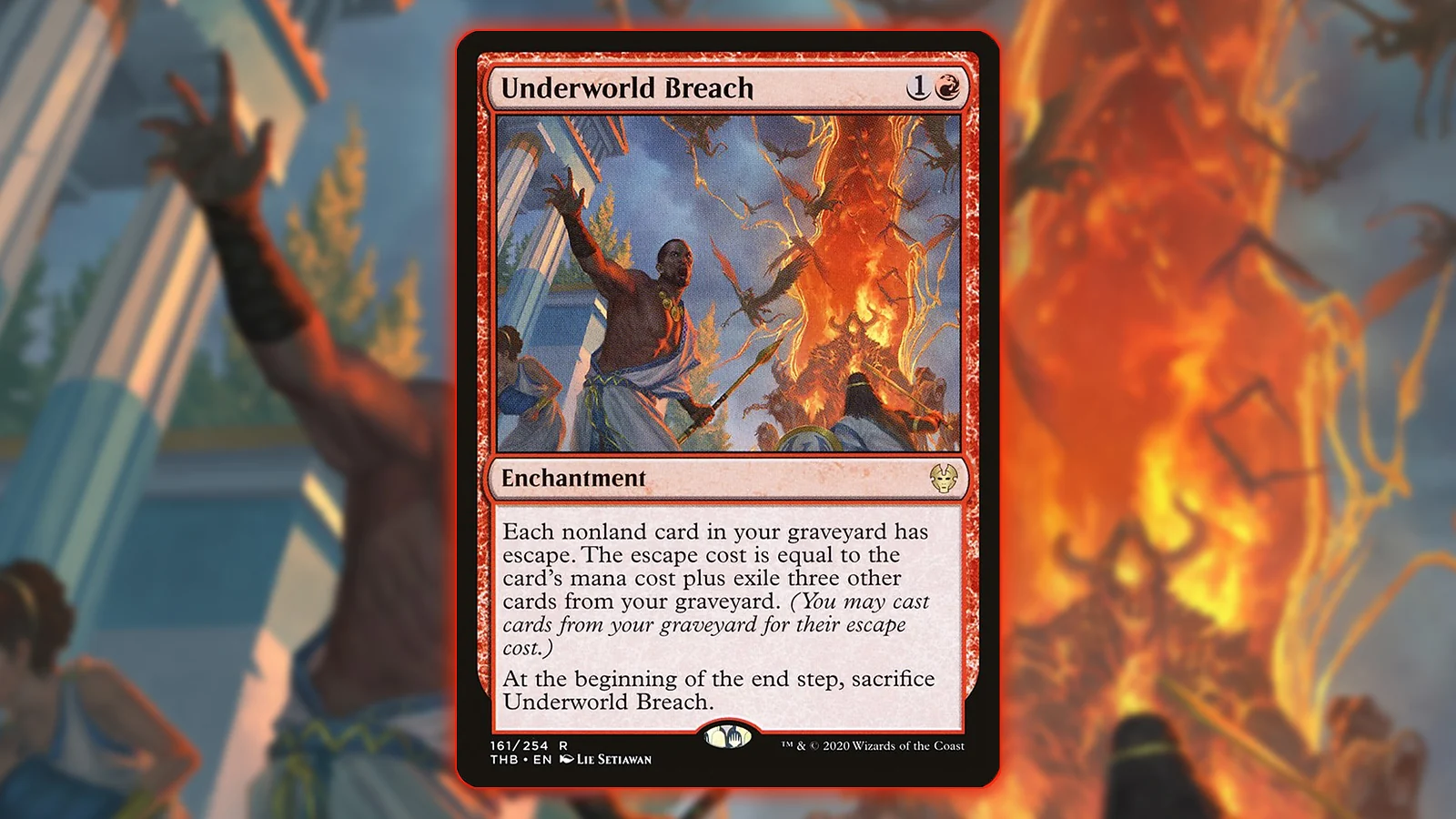 Red MTG Card: Underworld Breach