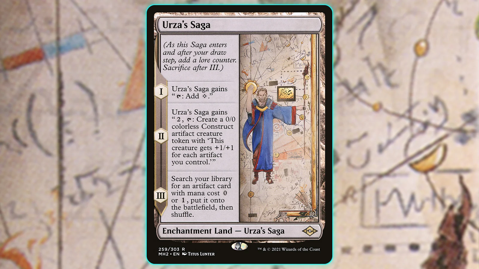 Enchantment Card in MTG - Urza’s Saga