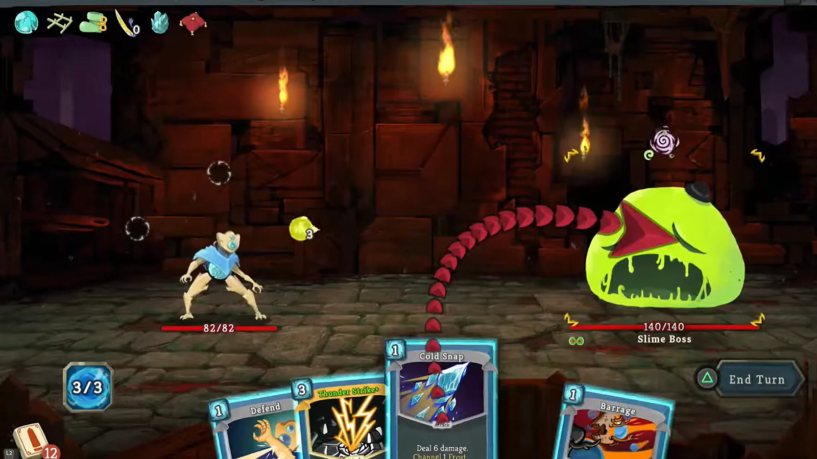 Slay the Spire Boss fight screenshot