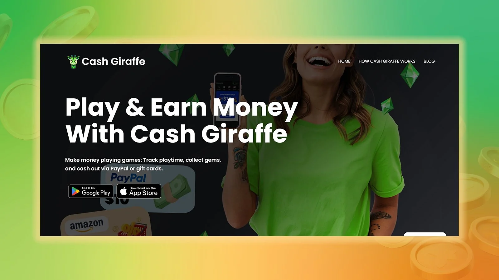 Cash Giraffe - Best for Ultra-Low Cashout and Global Availability
