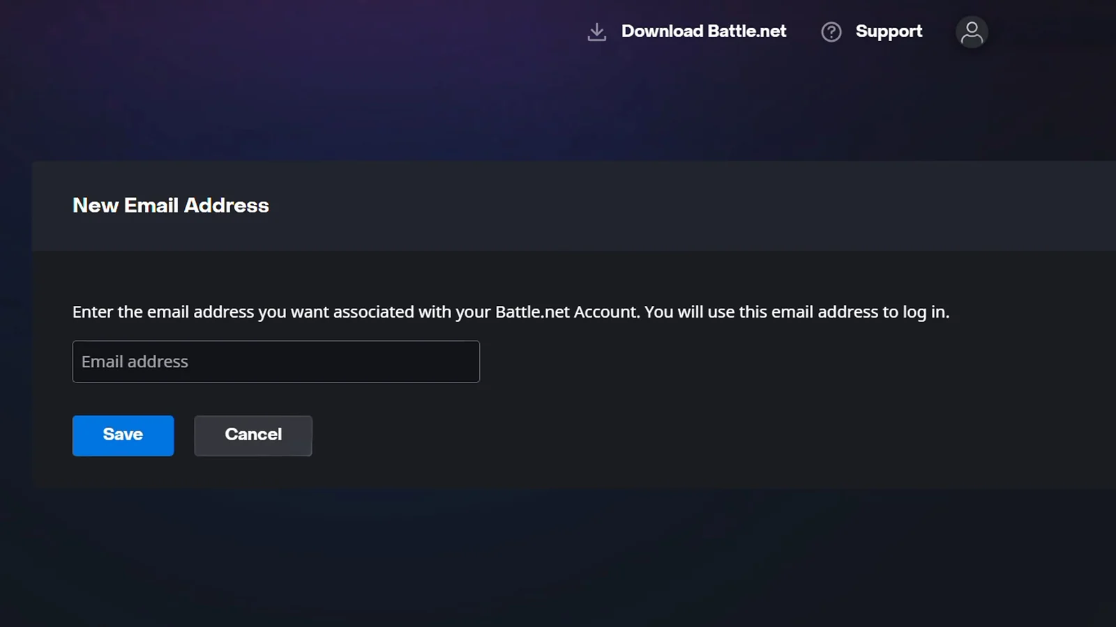 Securely selling Overwatch account by changing the Battle.net email address in account settings