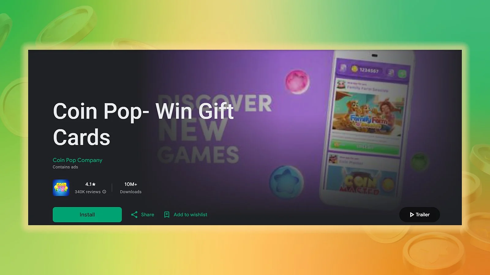 Coin Pop - Best for Beginners: Simplest Setup