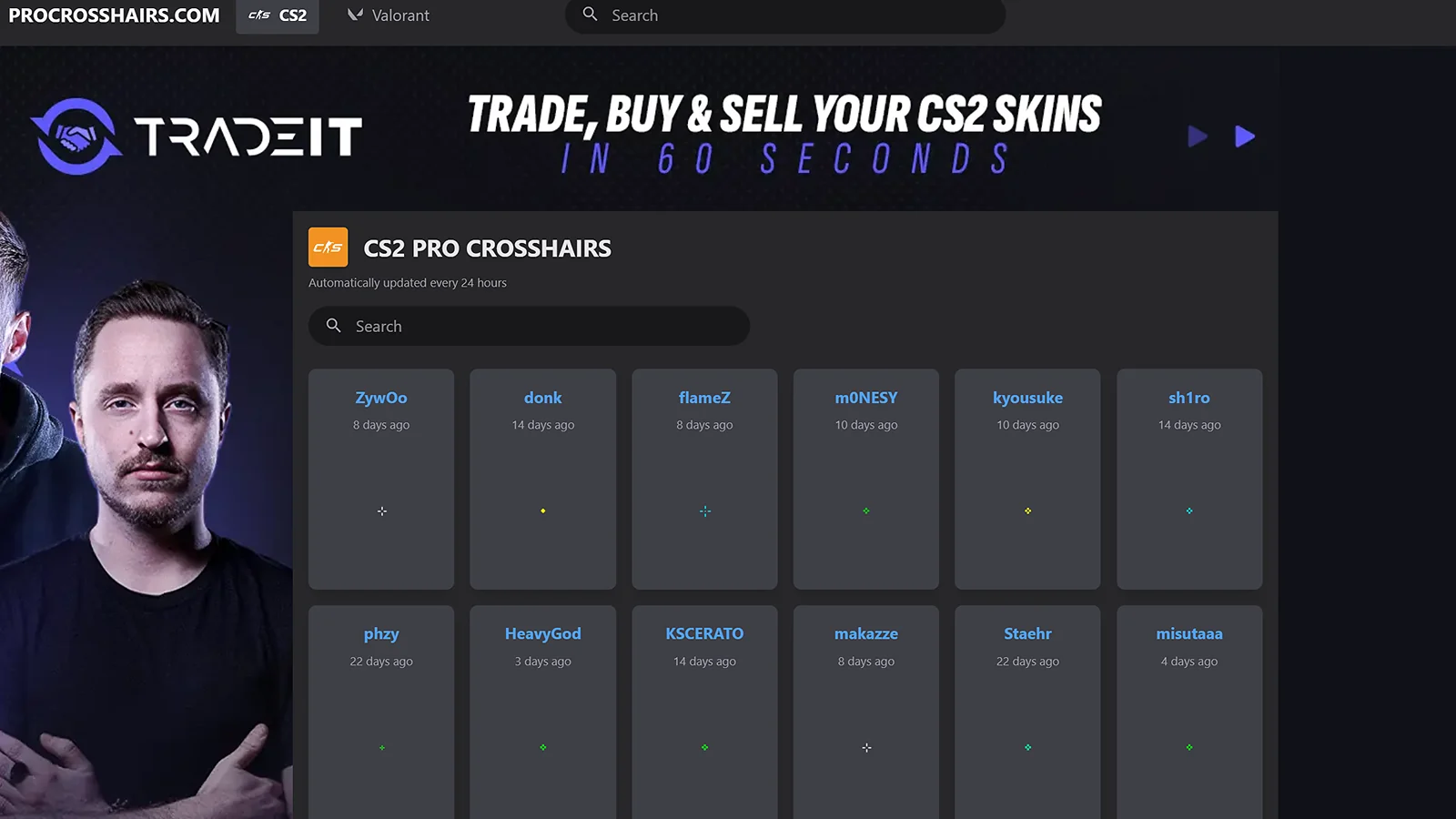 CS2 Pro Crosshair Library