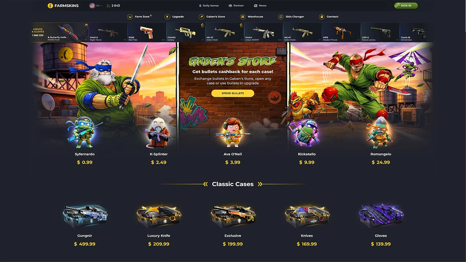 Farmskins - Best for Case Volume