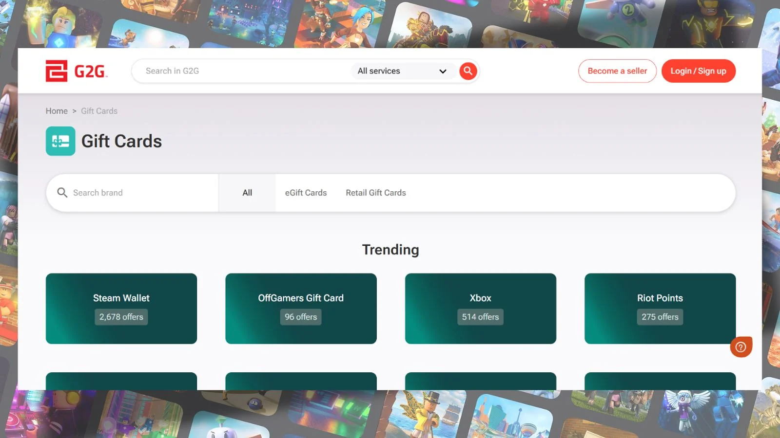 G2G.com - Best Escrow-Protected Robux Marketplace