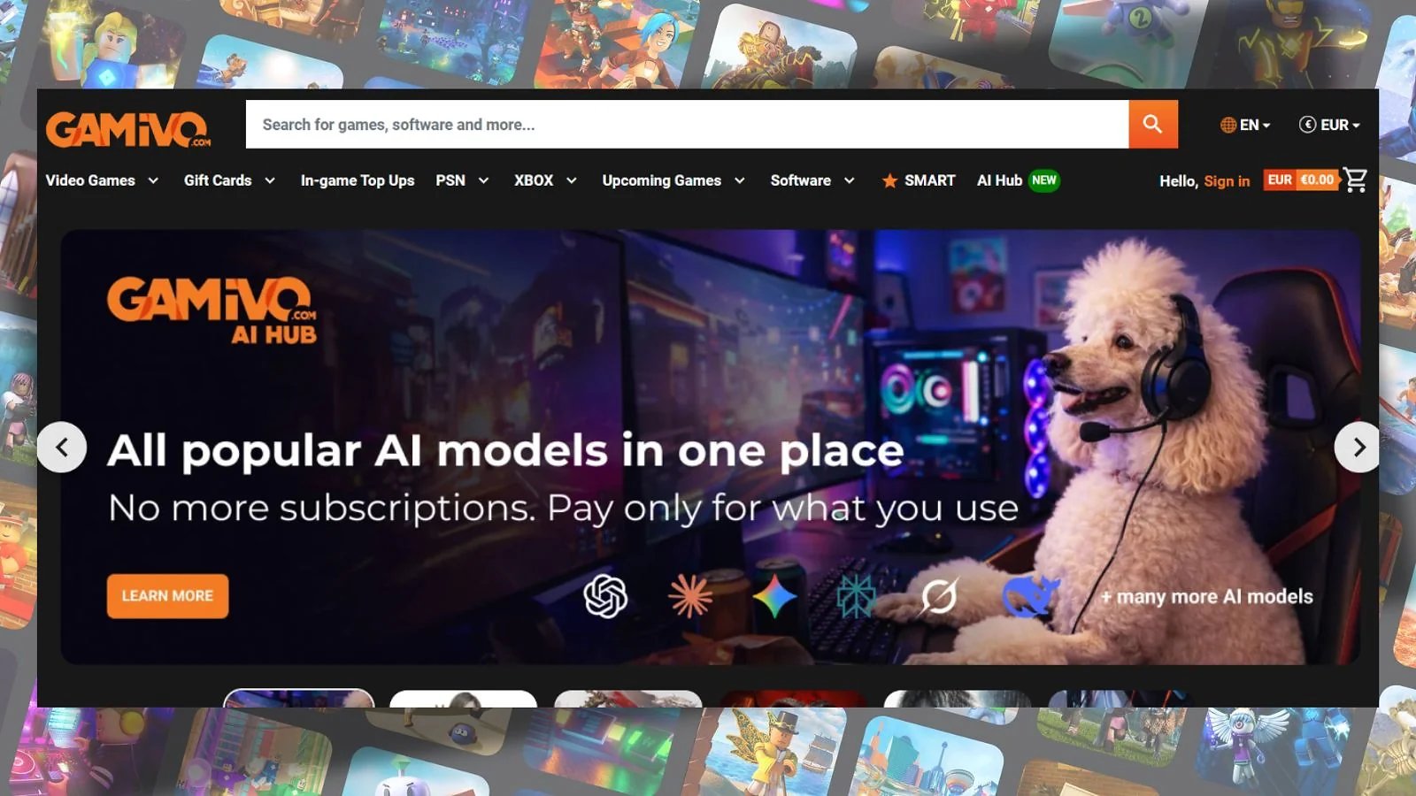 Gamivo - Best Simple eCard Checkout