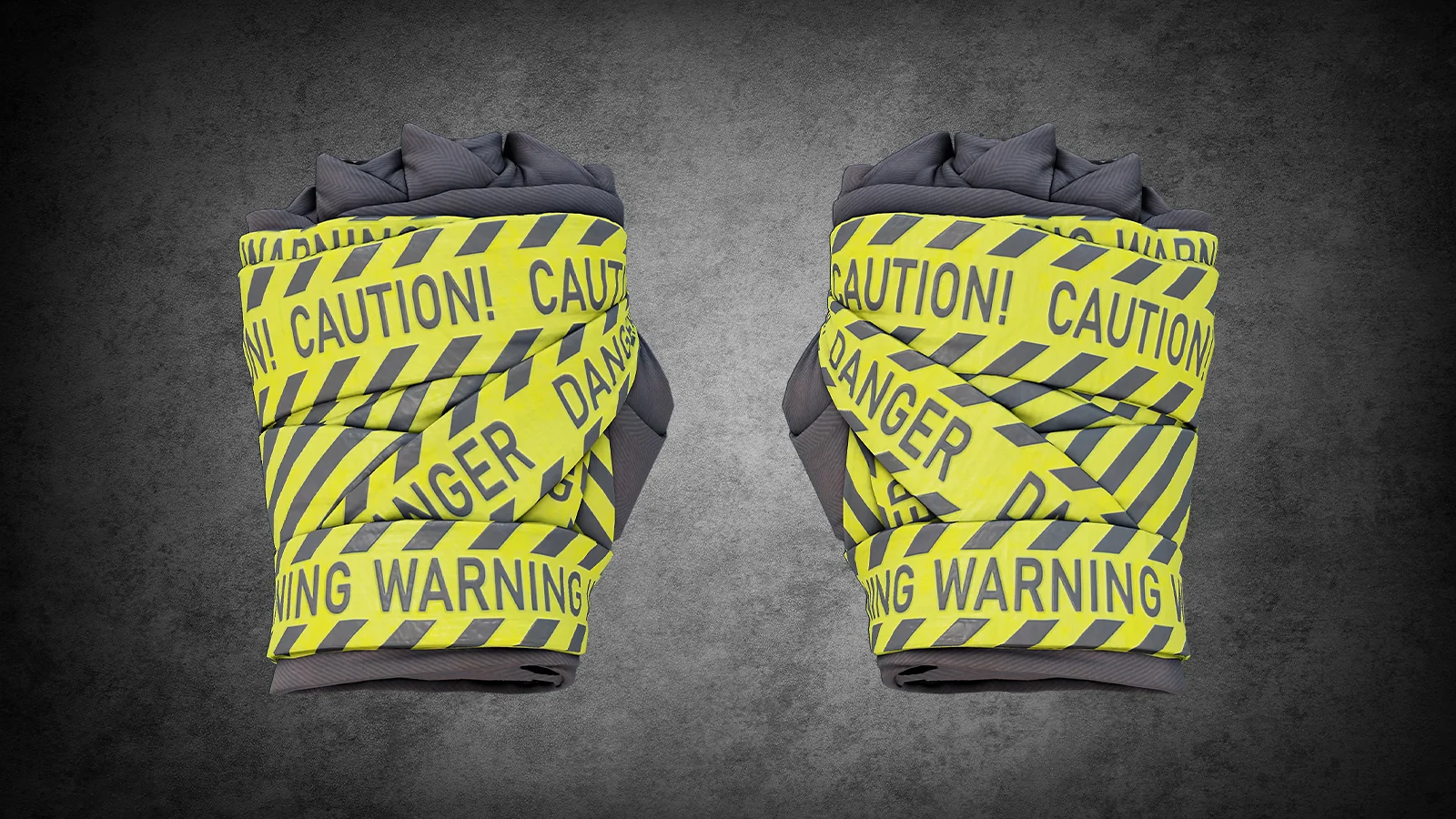 Hand Wraps CAUTION recoil-case-gloves