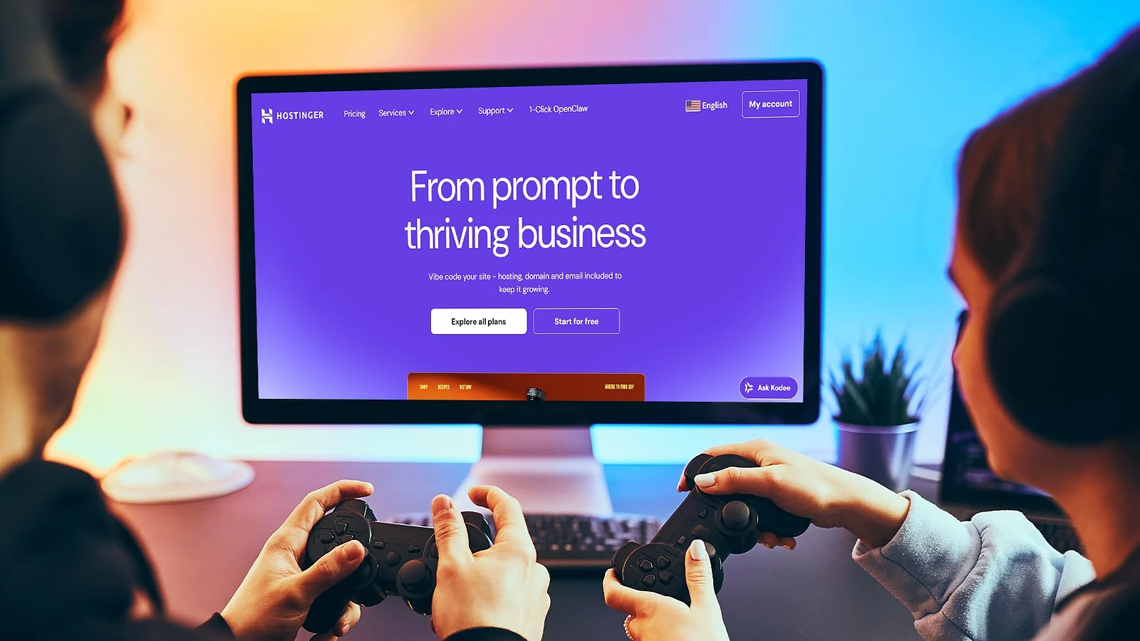 Hostinger - Best Game Server Hosting Overall