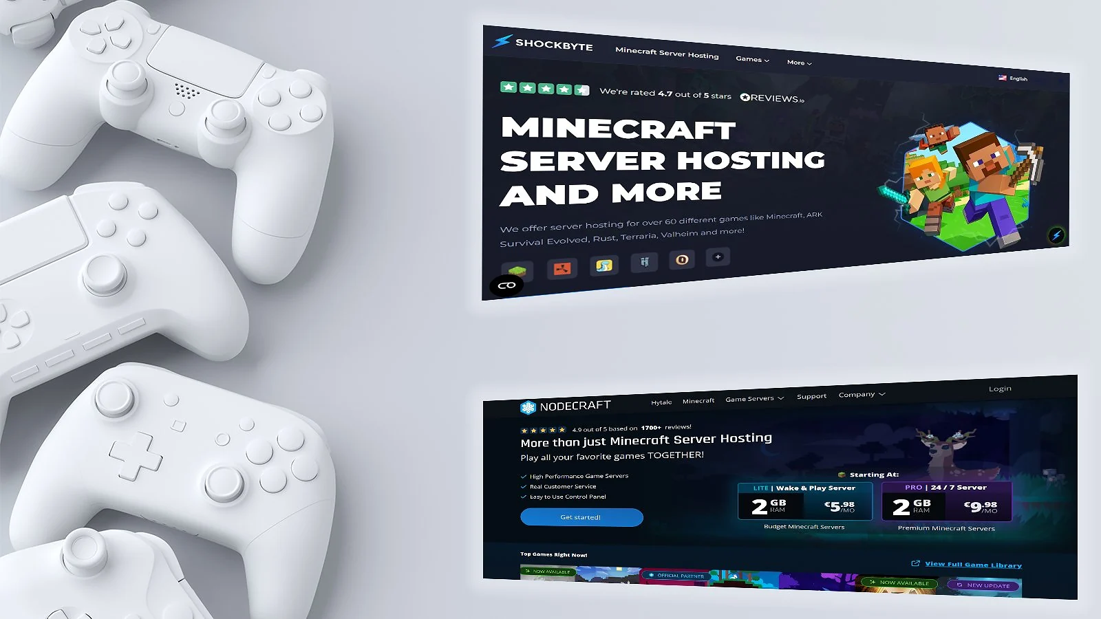 How We Tested These Game Server Hosting Providers