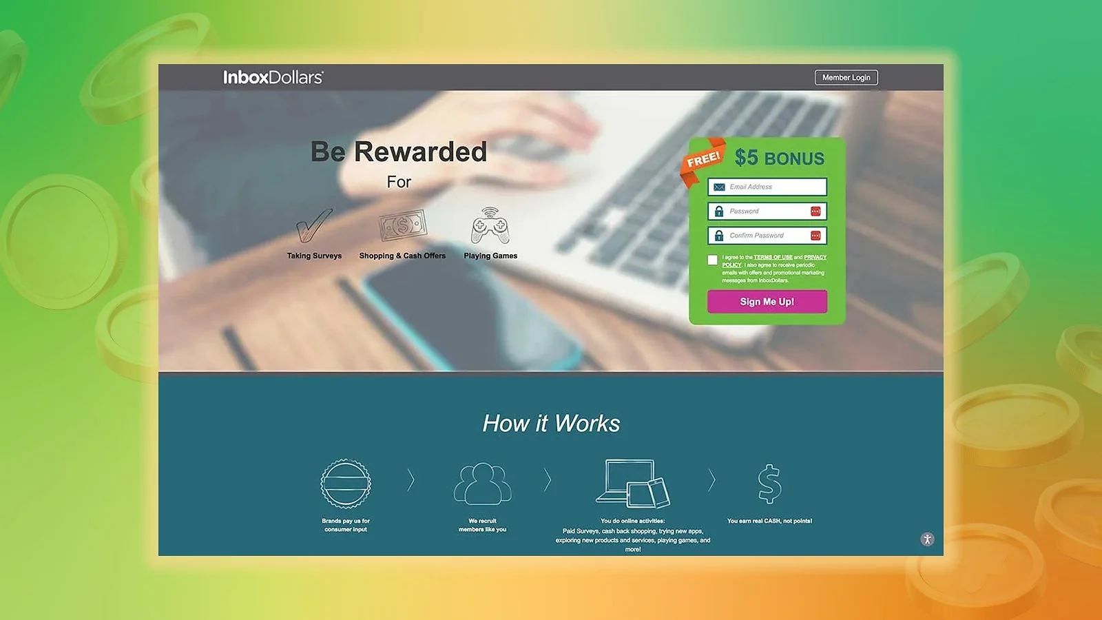 InboxDollars - Best for Cash: Real Dollar Tracking