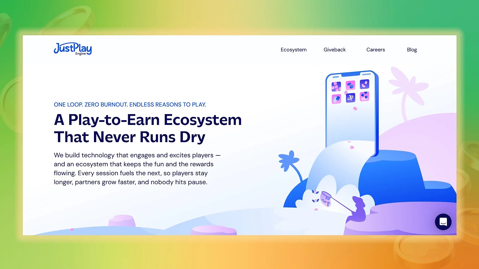 JustPlay - Best for Frequent Small Payouts