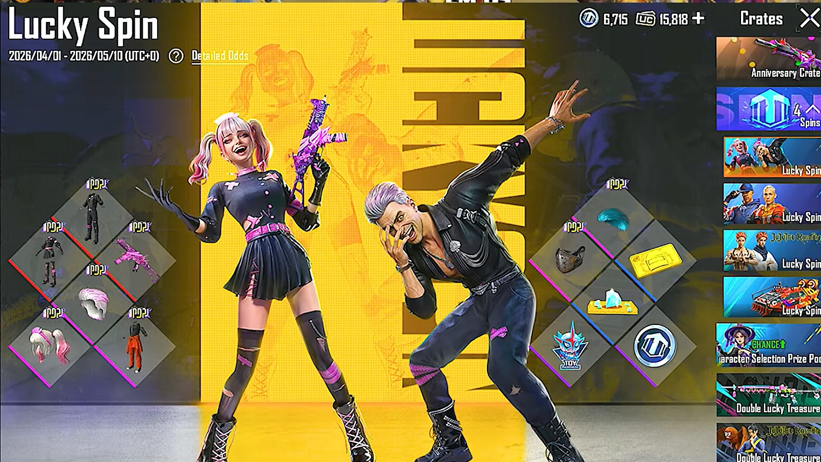 Lucky Spin PUBG Mobile