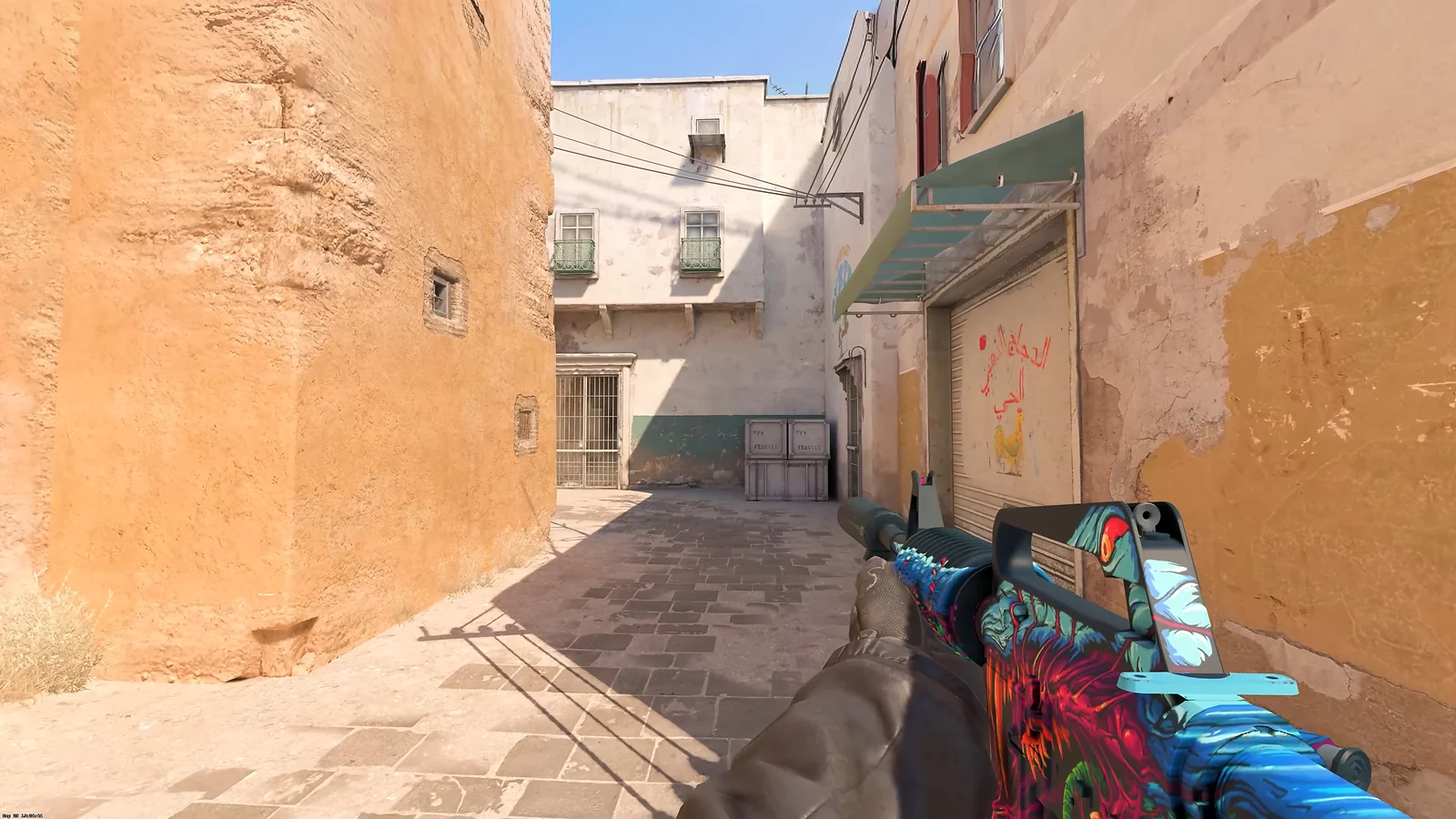 CS2 M4A1-S Hyper Beast skin equipped in-game