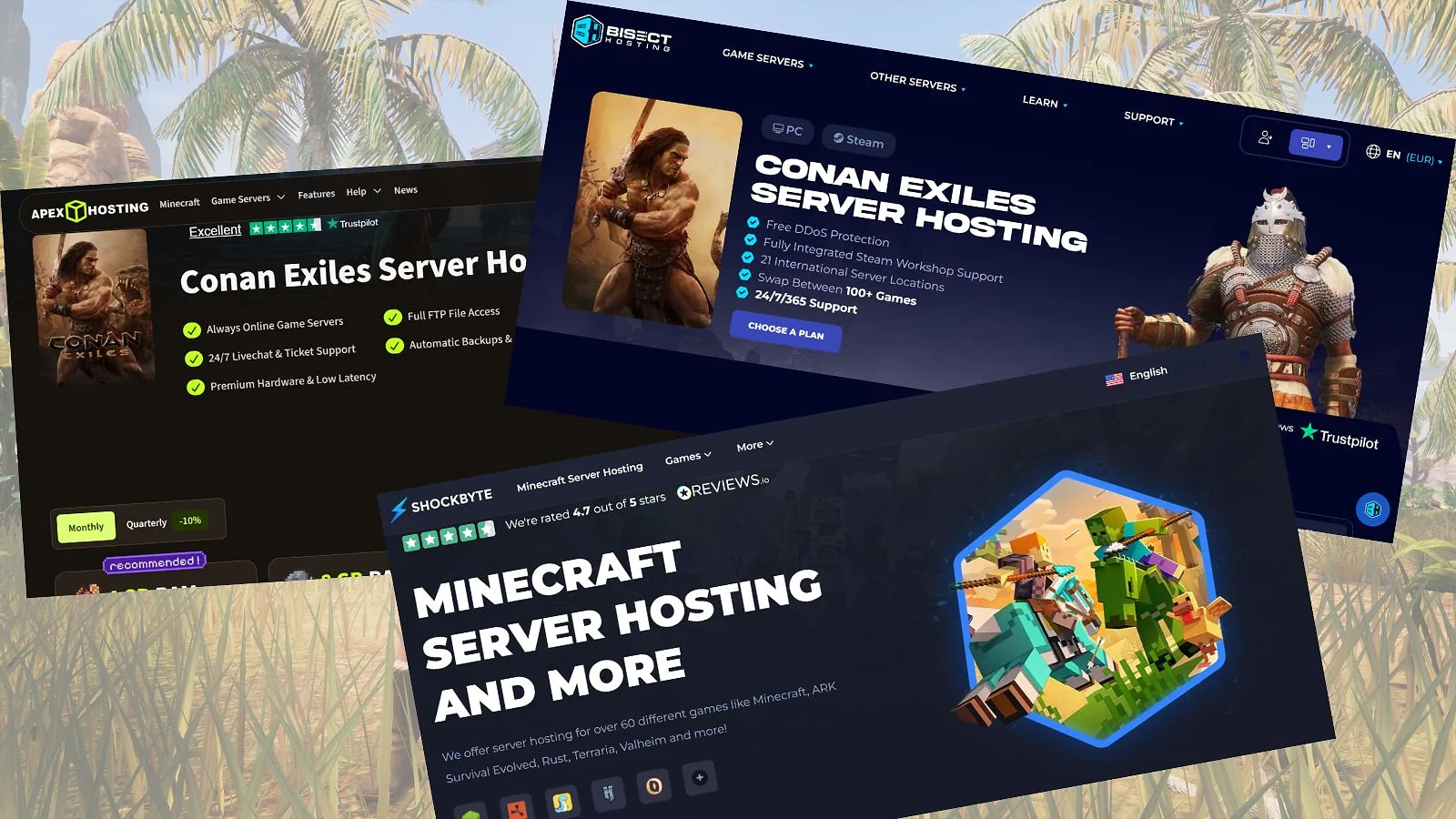 Mindestanforderungen an den Server für Conan Exiles