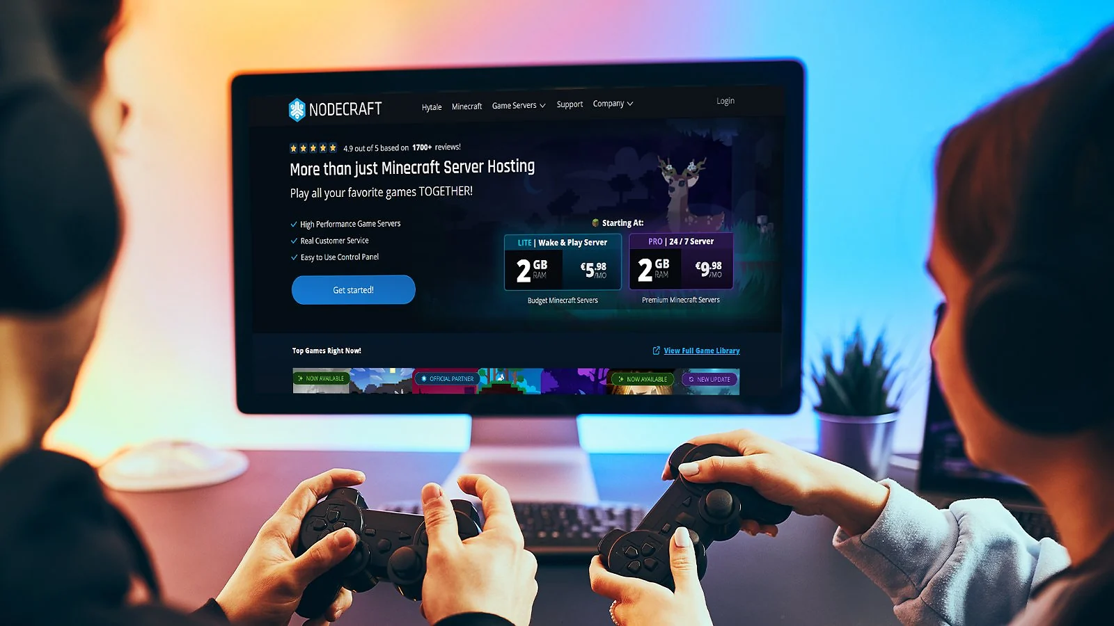 Nodecraft - Best for Multi-Game Communities and Mobile Management