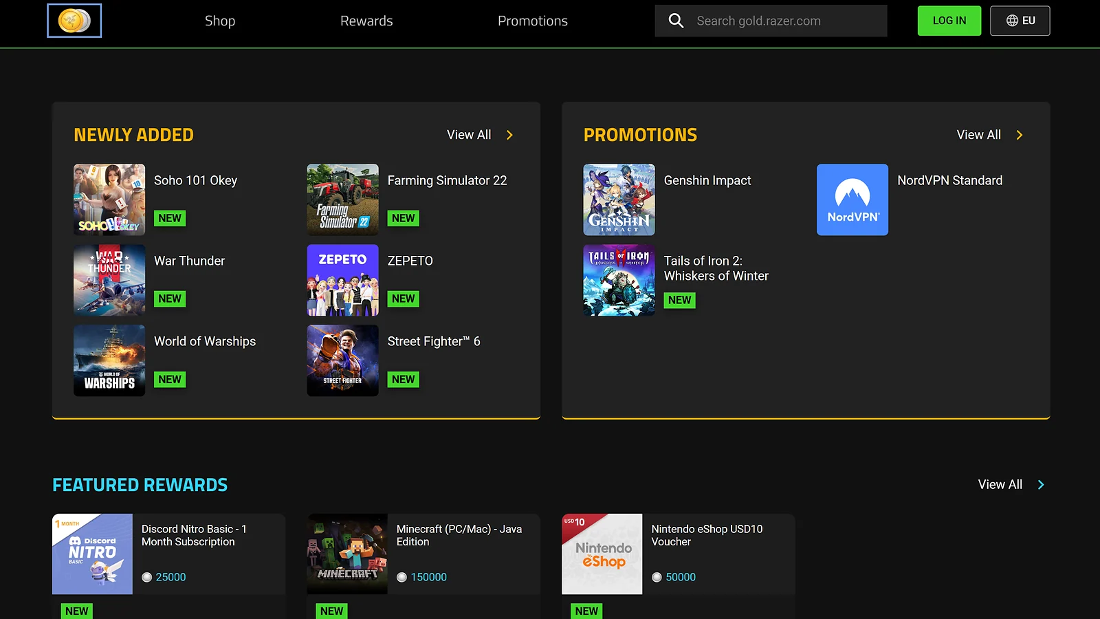 Razer Gold: Gaming rewards and top-up promotions for Honkai Star Rail and more