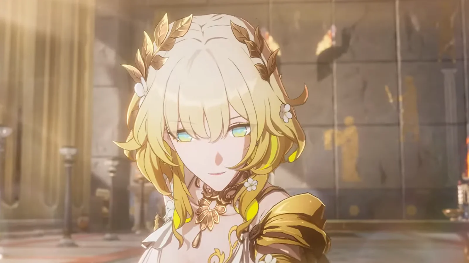 Aglaea character portrait from Honkai: Star Rail