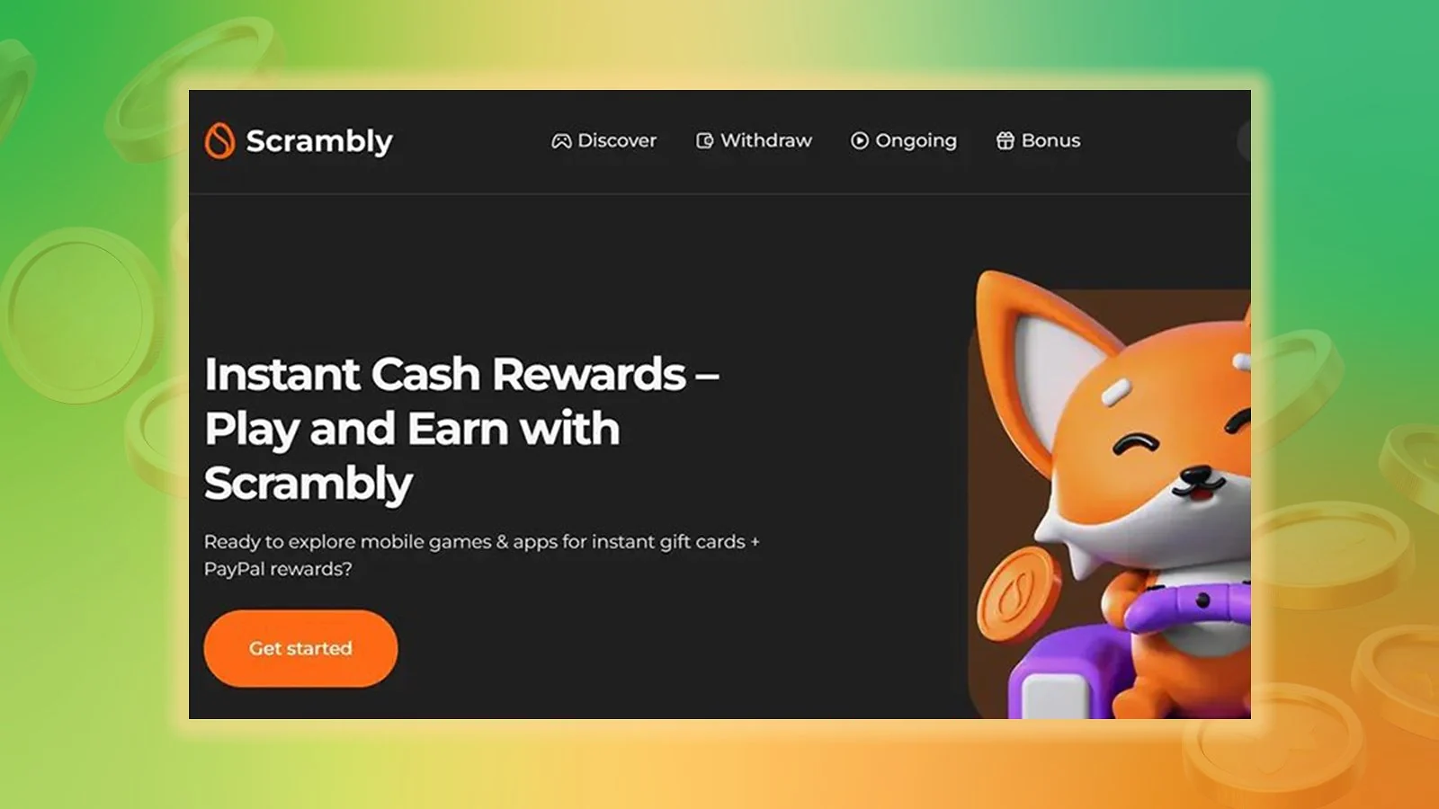 Scrambly - Best for Instant Gratification: Lowest Cashout Threshold