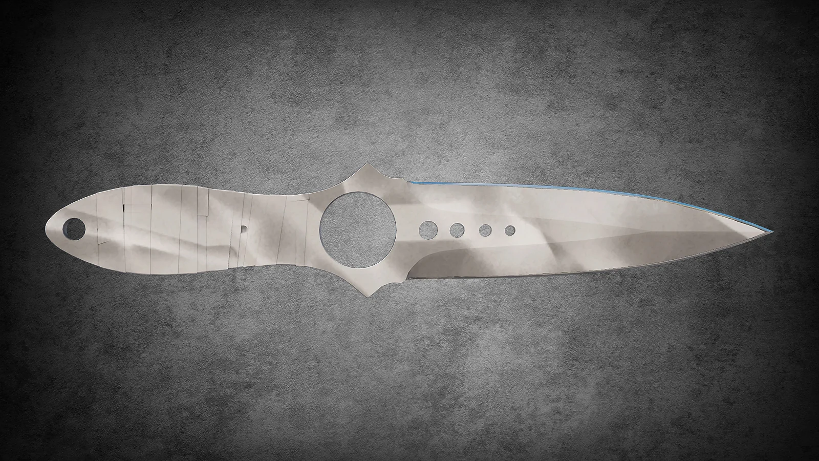 CS2 Fracture Case Knife: Skeleton Knife Urban Masked skin featuring a white and grey urban camo pattern